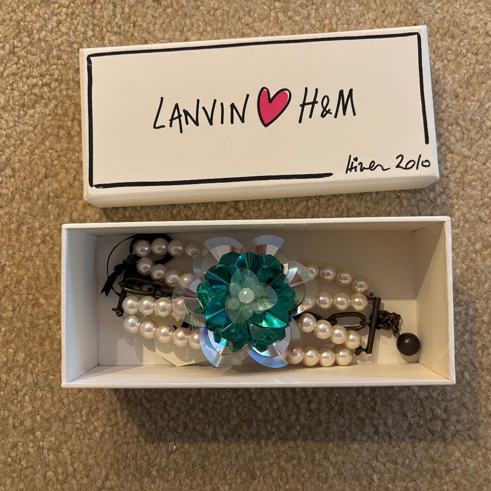 Lanvin for H&M Bracelet new with tag and box